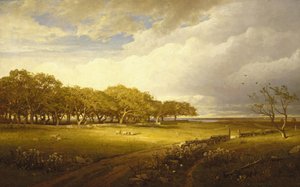 Old Orchard i Newport af William Trost Richards